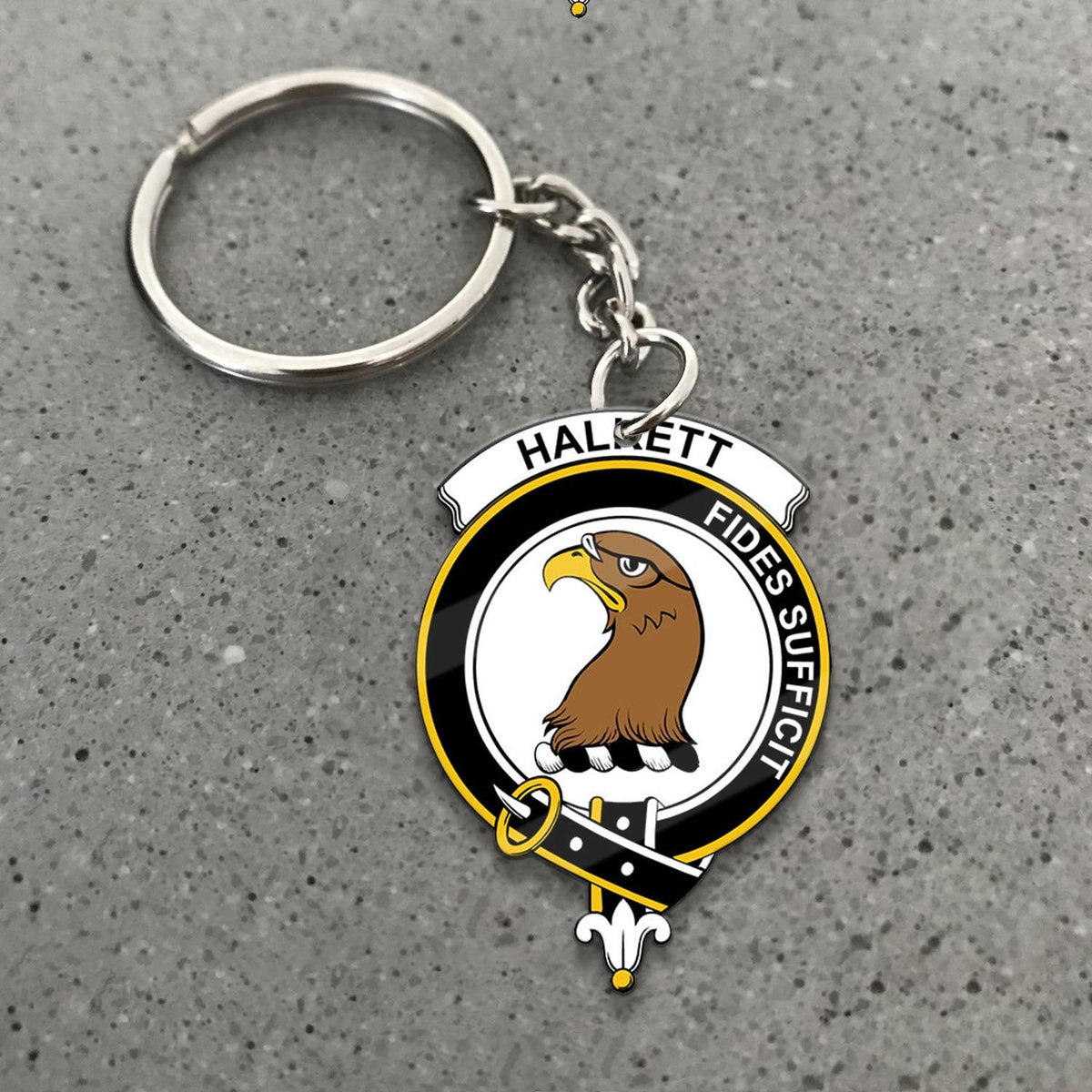 Halkett Crest Keychain