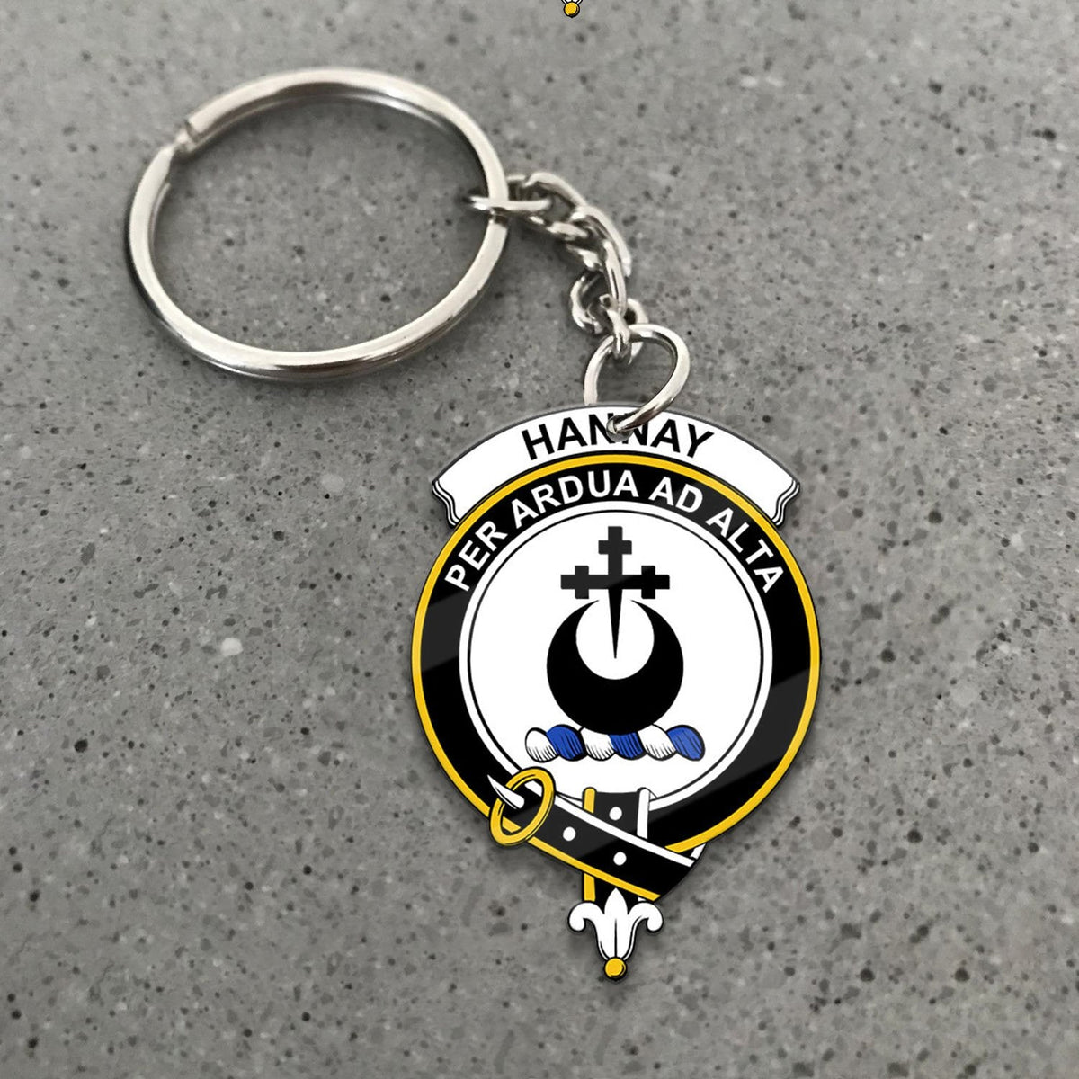 Hannay Crest Keychain