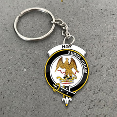 Hay Crest Keychain