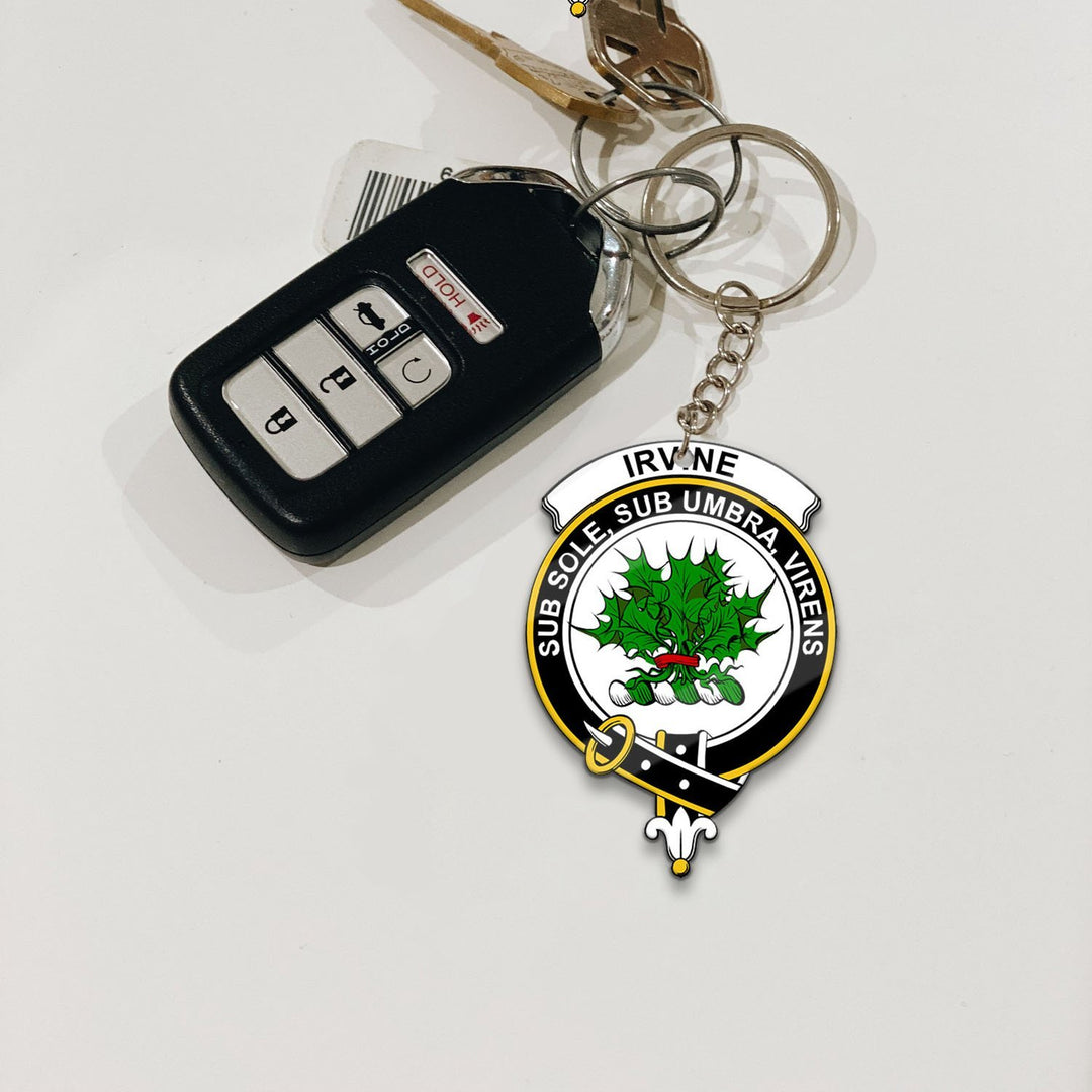 Irvine Crest Keychain