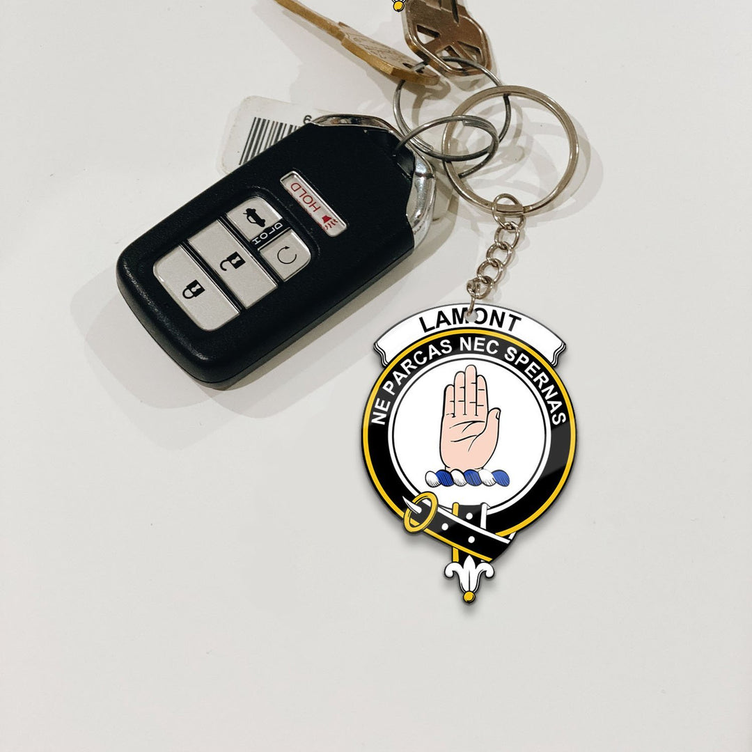 Lamont Crest Keychain