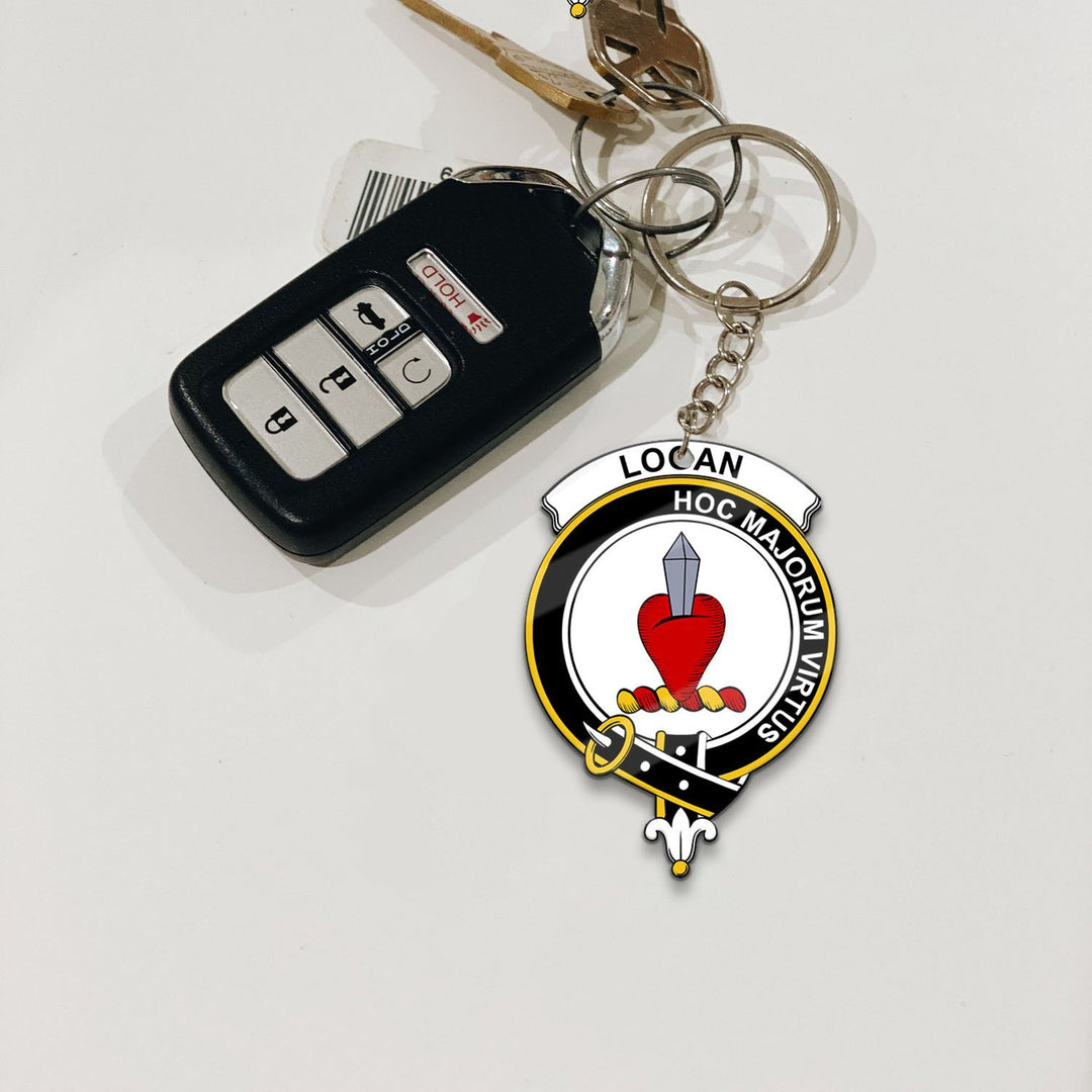 Logan Crest Keychain