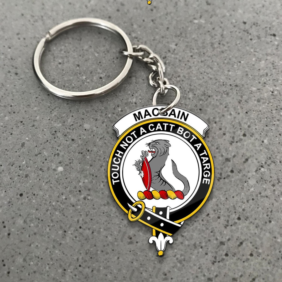 MacBain Crest Keychain