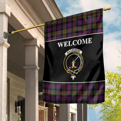 MacBrayne Tartan Crest Black Garden Flag