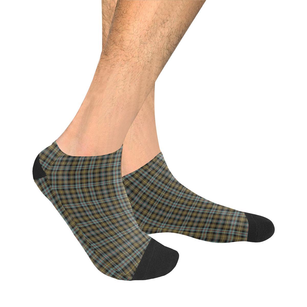 Farquharson Weathered Tartan Ankle Socks