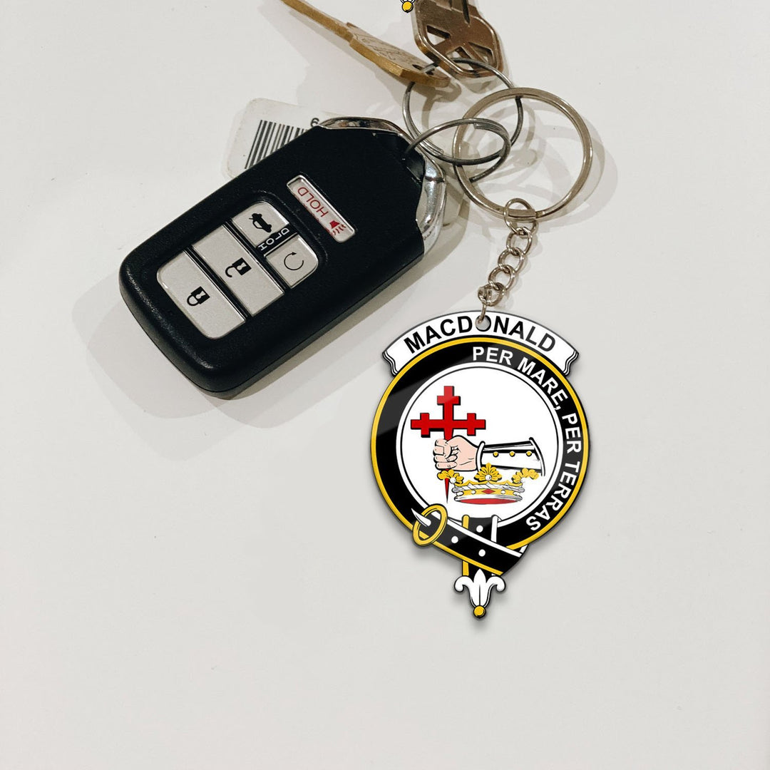 MacDonald (Clan Donald) Crest Keychain