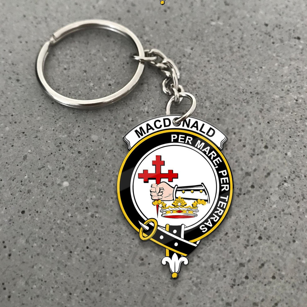 MacDonald (Clan Donald) Crest Keychain