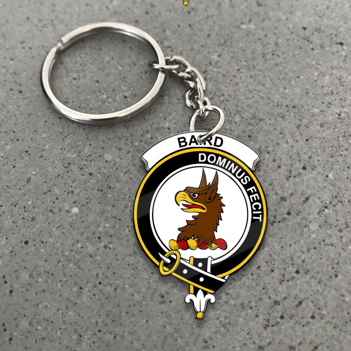 Baird Crest Keychain