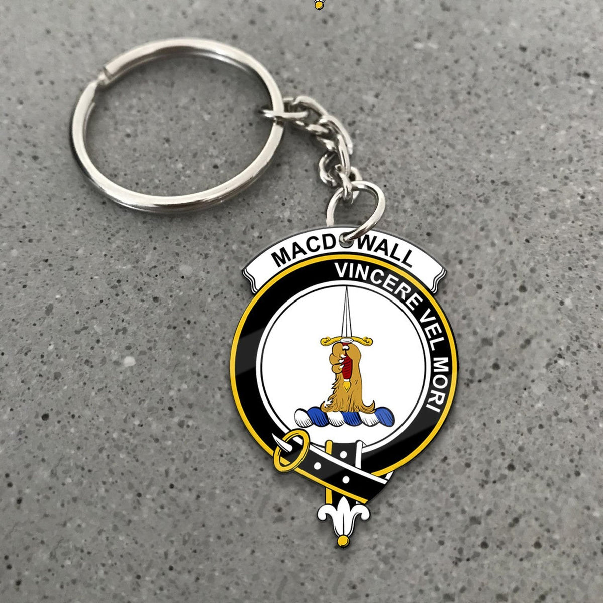 MacDowall (of Garthland) Crest Keychain