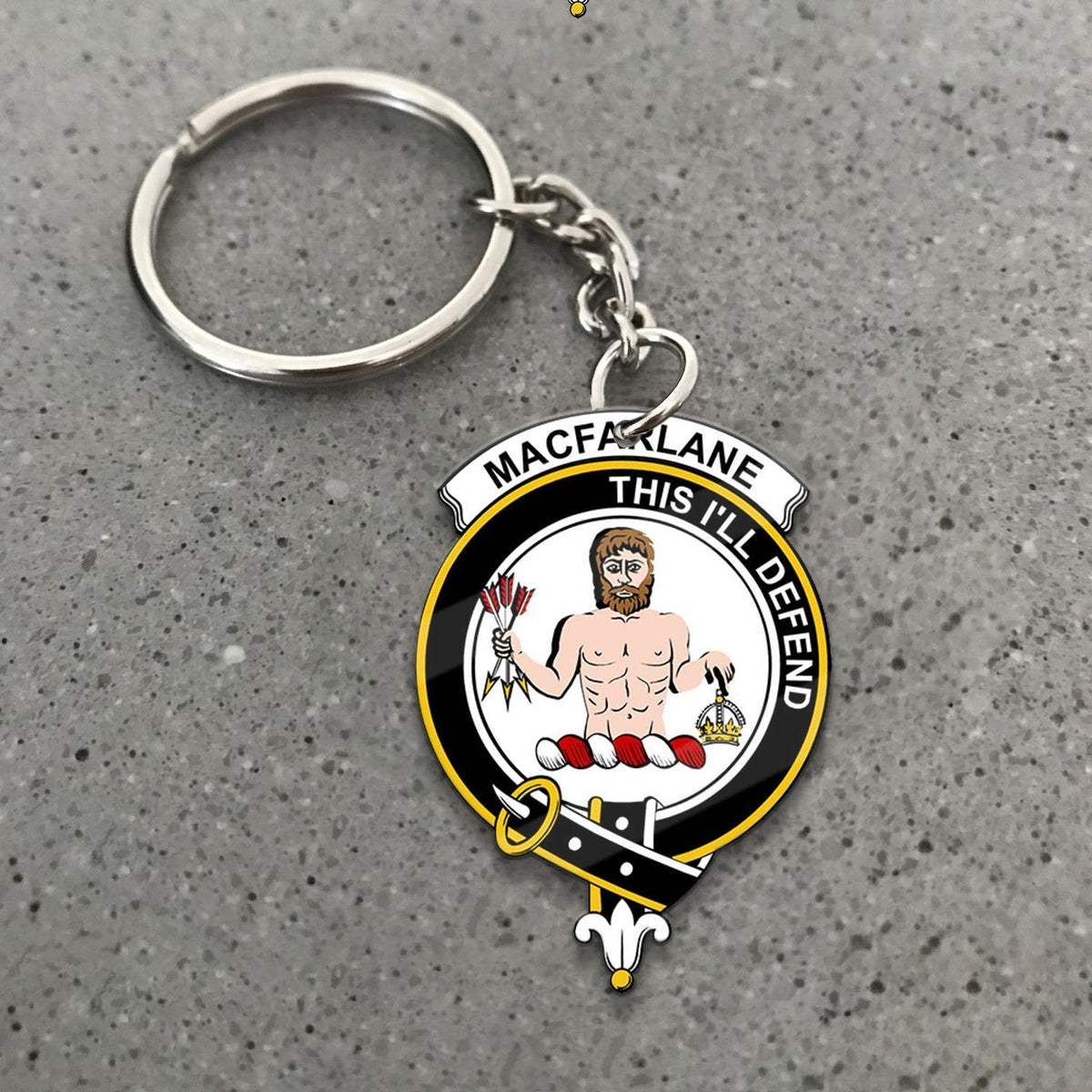 MacFarlane Crest Keychain