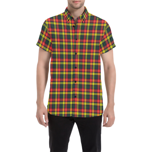 Buchanan Family Modern Tartan Men Shirt