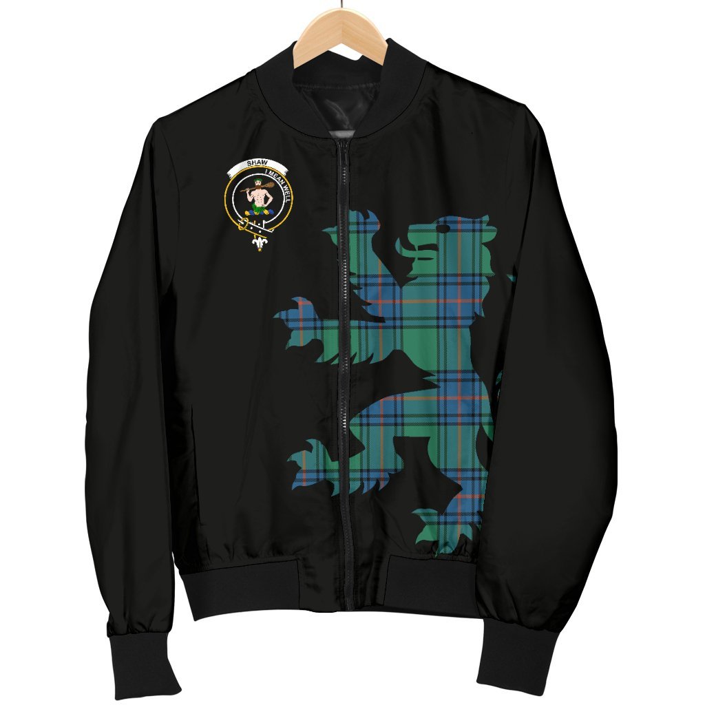 Shaw of Sauchie Tartan Bomber Jacket Lion & Thistle