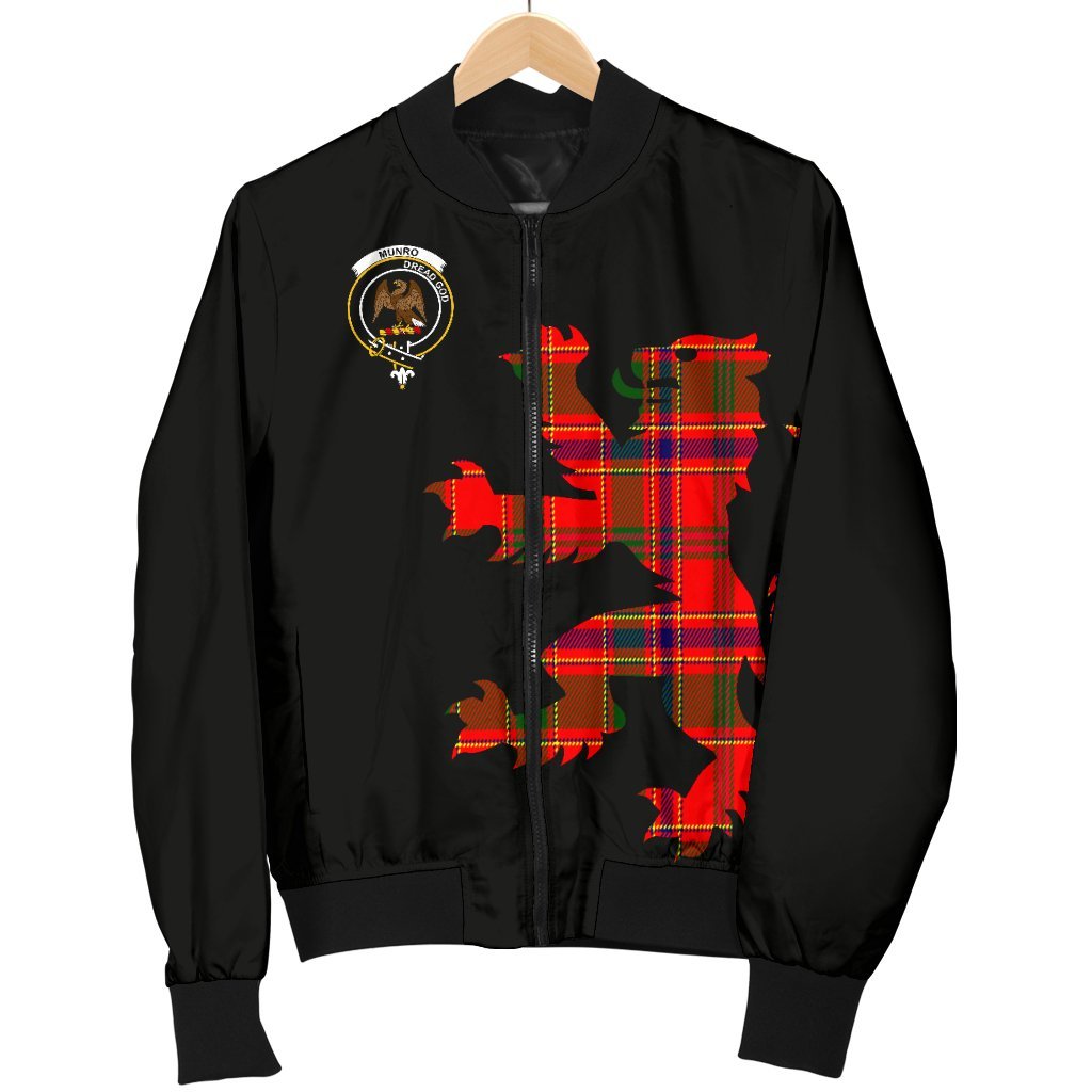 Munro Tartan Bomber Jacket Lion & Thistle