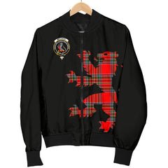 MacBain Tartan Bomber Jacket Lion & Thistle