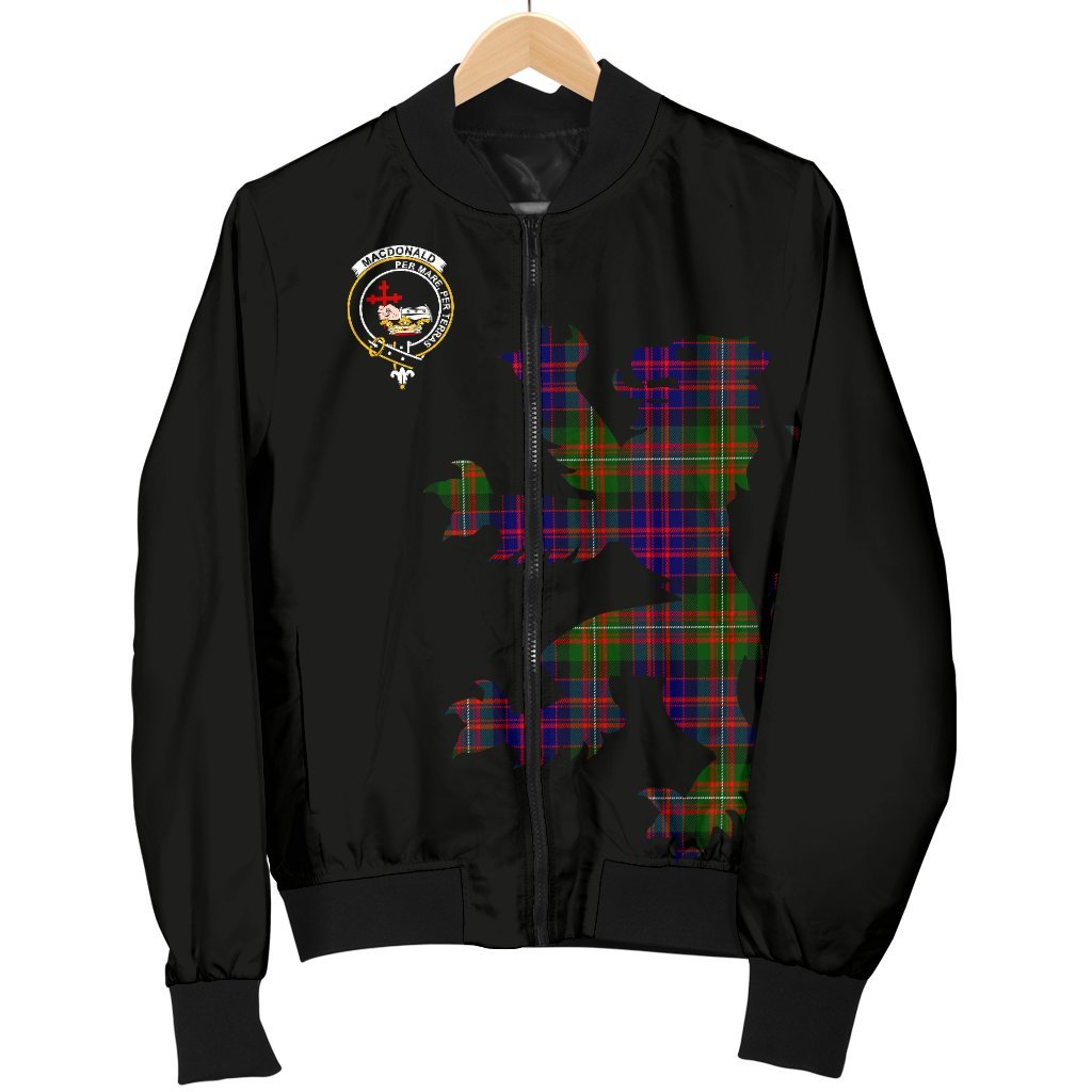 MacDonald (Clan Donald) Tartan Bomber Jacket Lion & Thistle