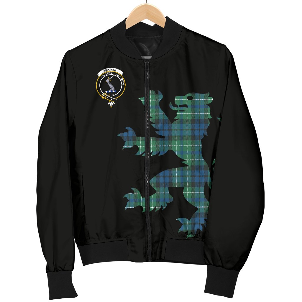 MacNeil of Colonsay Tartan Bomber Jacket Lion & Thistle