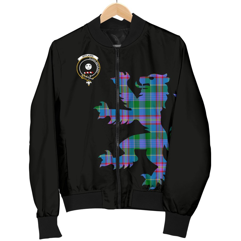 Pitcairn Tartan Bomber Jacket Lion & Thistle