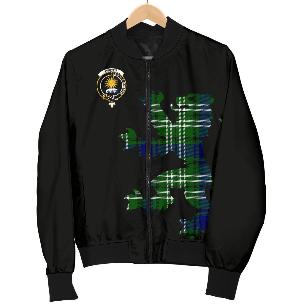 Purves Tartan Bomber Jacket Lion & Thistle