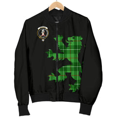 Clephan (or Clephane) Tartan Bomber Jacket Lion & Thistle