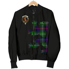 Sutherland I Tartan Bomber Jacket Lion & Thistle