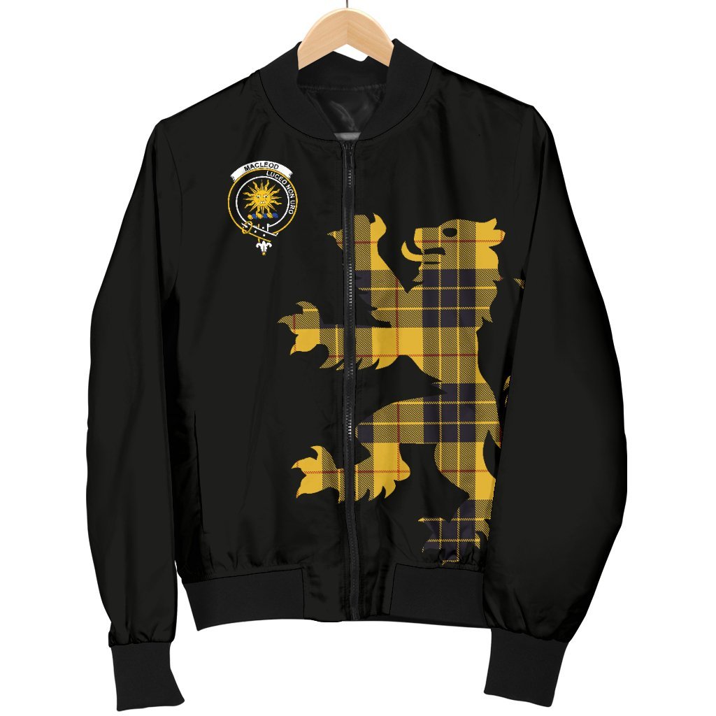 MacLeod (of Lewis) Tartan Bomber Jacket Lion & Thistle