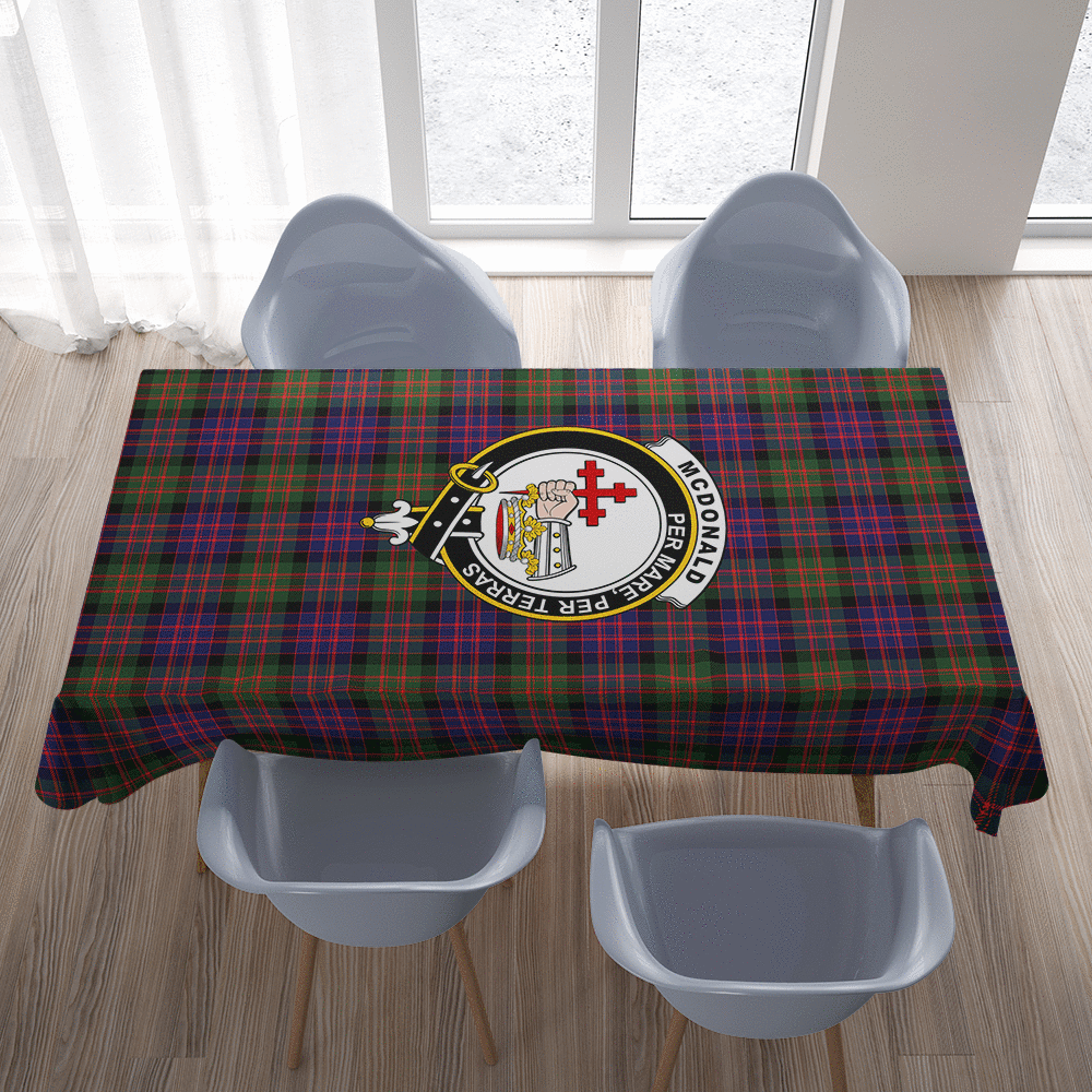 McDonald Tartan Crest Tablecloth