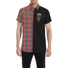 Hamilton Ancient Family Tartan Crest Men Shirt