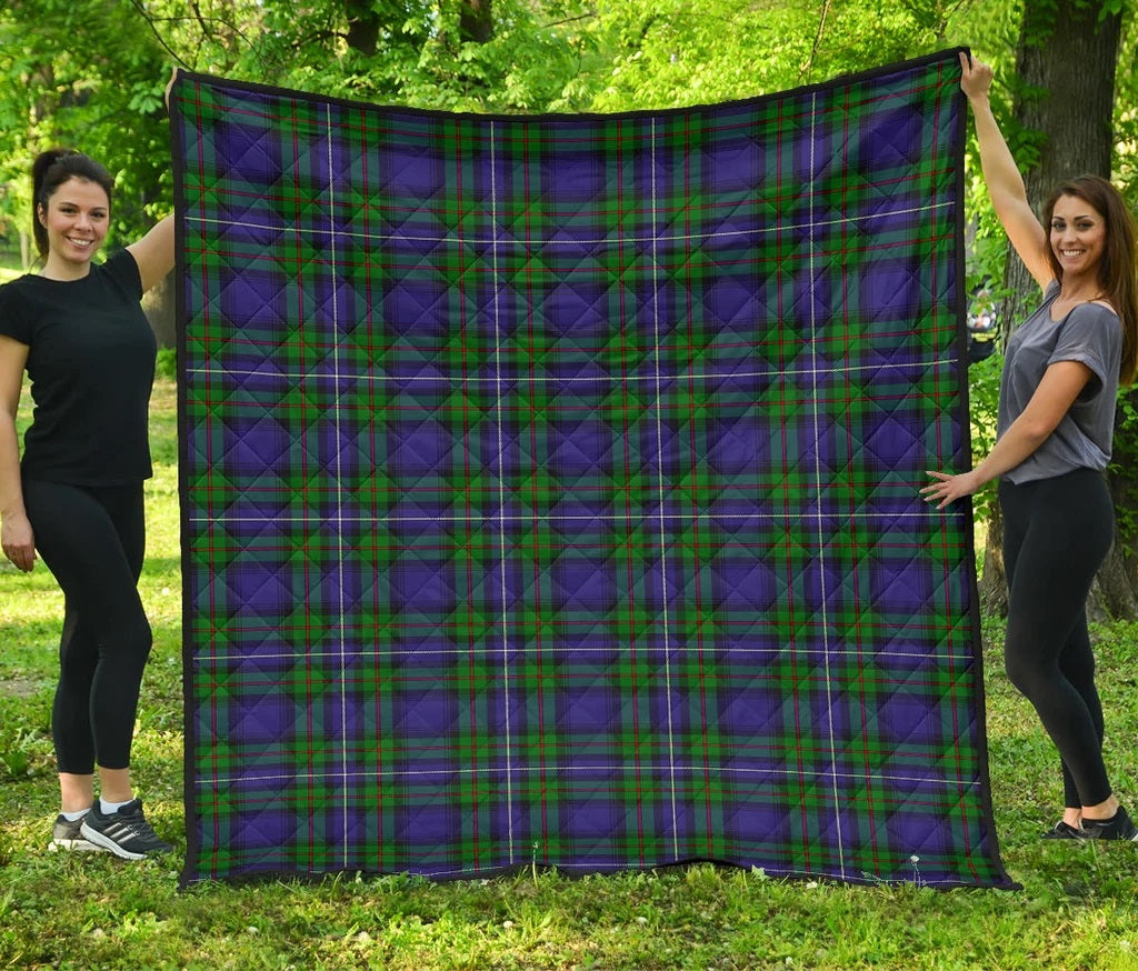Robertson Hunting Moder Family Tartan Quilt