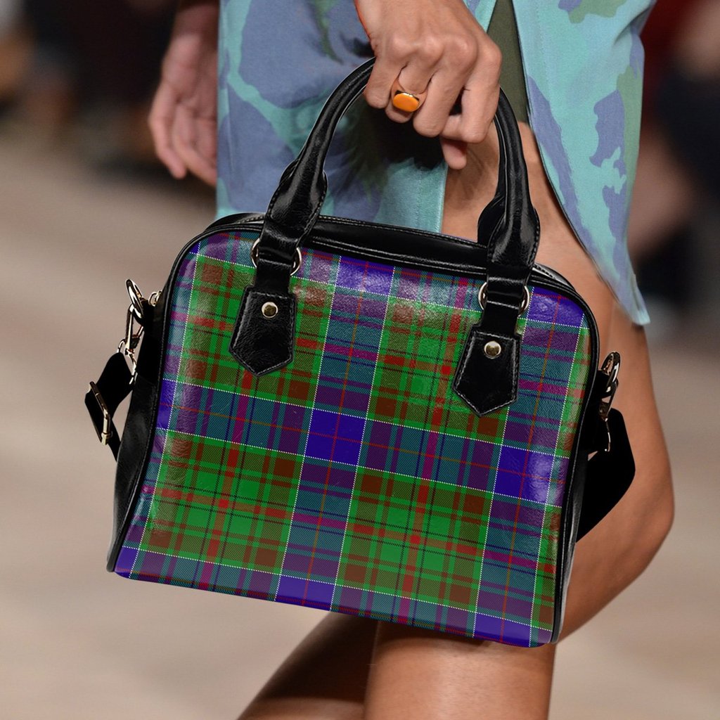 Adam Family Tartan Shoulder Handbags