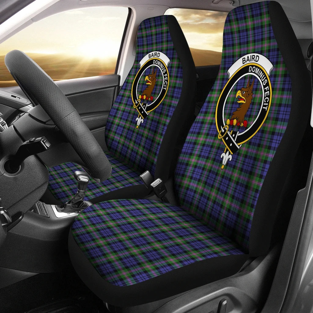 Baird Family Tartan Crest Car seat cover