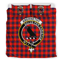 Abernethy Family Tartan Crest Bedding Set