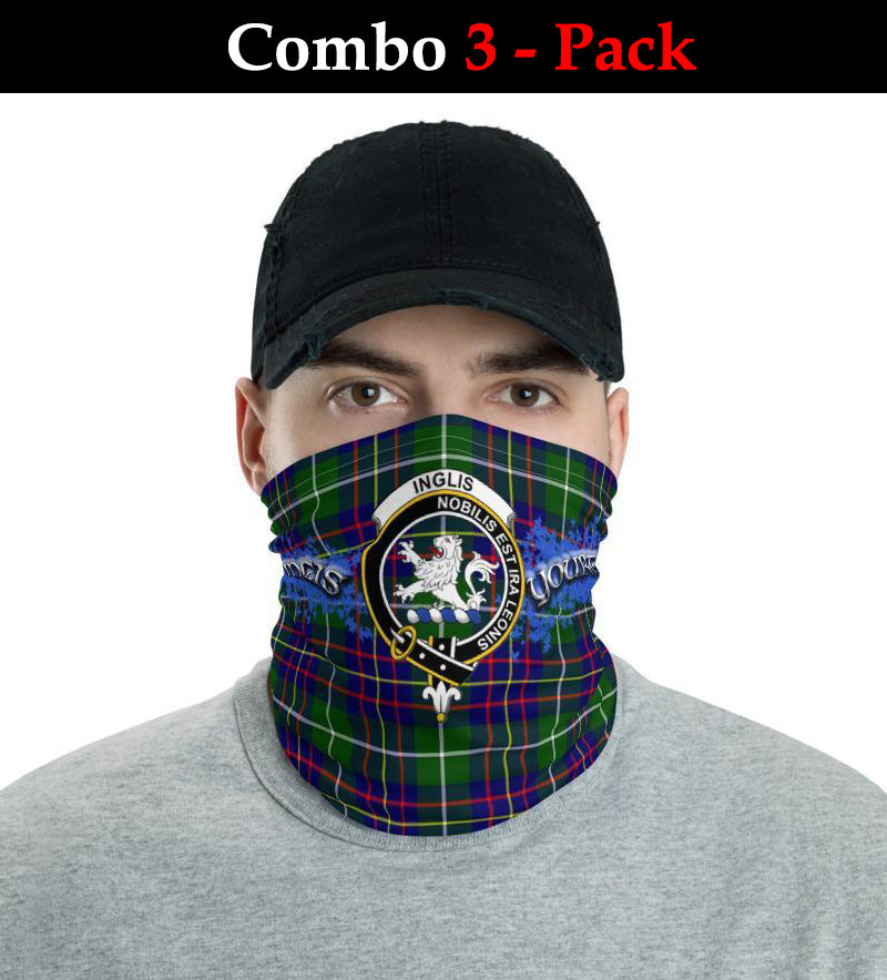 Inglis Tartan Crest Neck Gaiter - Bandana