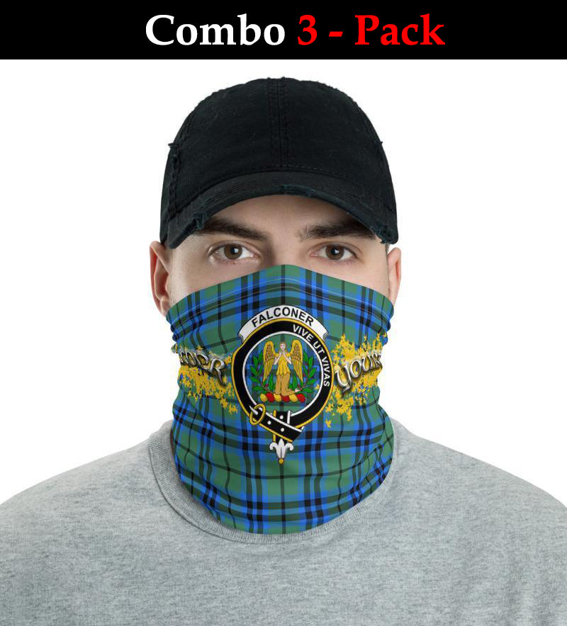 Falconer Tartan Crest Neck Gaiter - Bandana