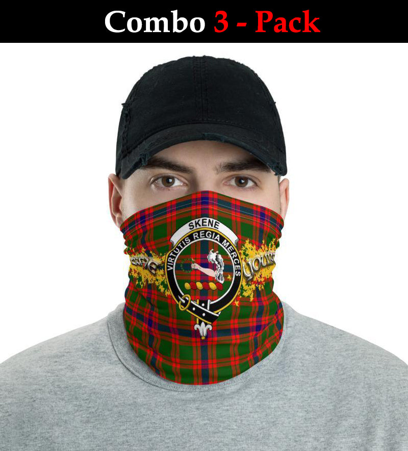 Skene Tartan Crest Neck Gaiter - Bandana