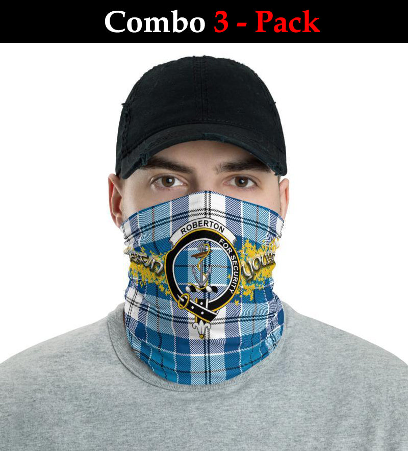 Roberton Tartan Crest Neck Gaiter - Bandana