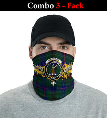 Davison Tartan Crest Neck Gaiter - Bandana