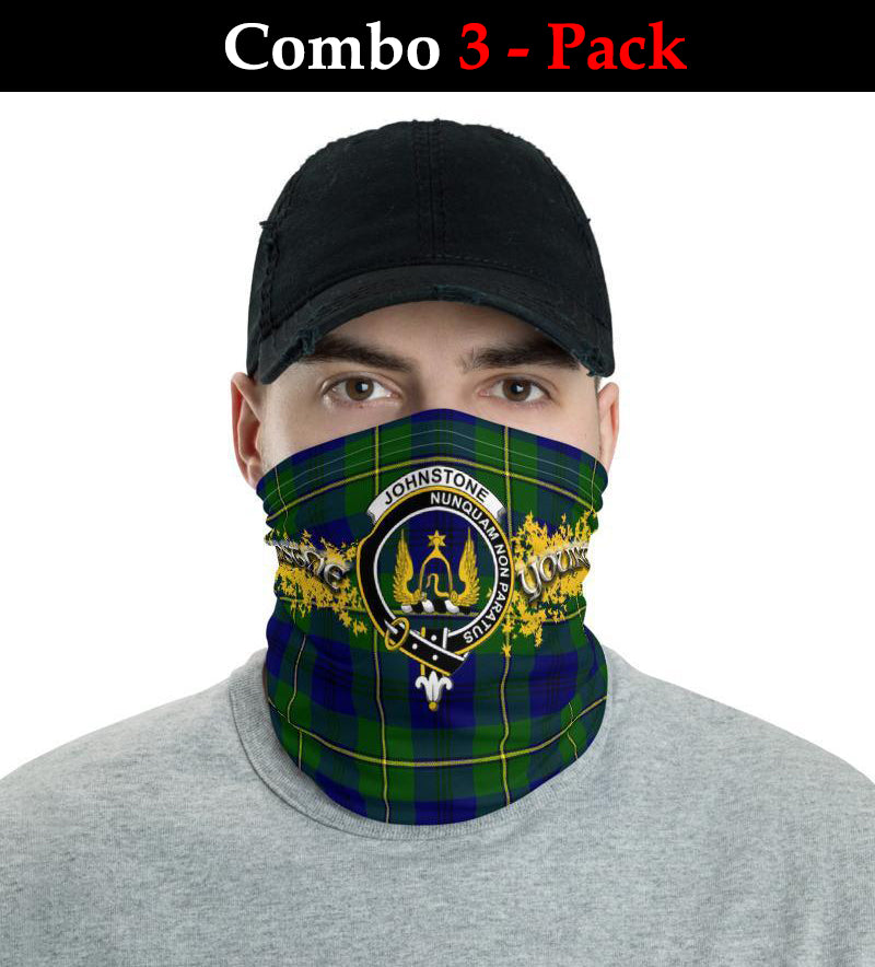 Johnstone Tartan Crest Neck Gaiter - Bandana