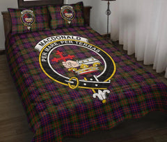 Macdonald Modern Tartan Crest Quilt Bed Set