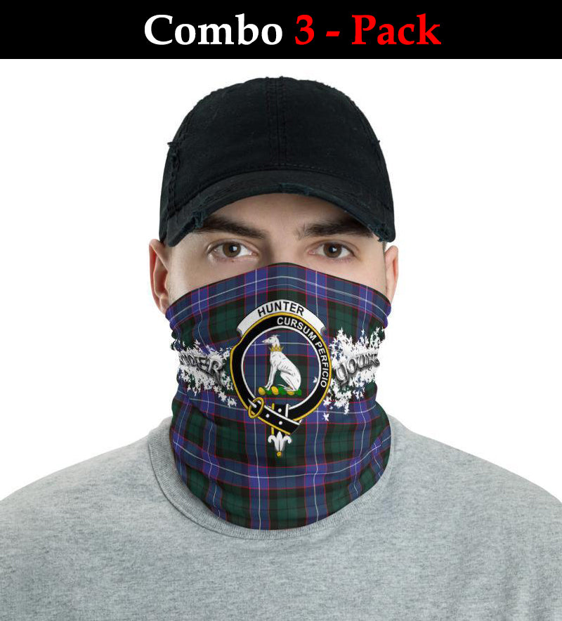 Hunter Tartan Crest Neck Gaiter - Bandana