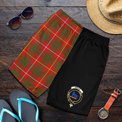 Bruce Family Modern Tartan Crest Men's Short