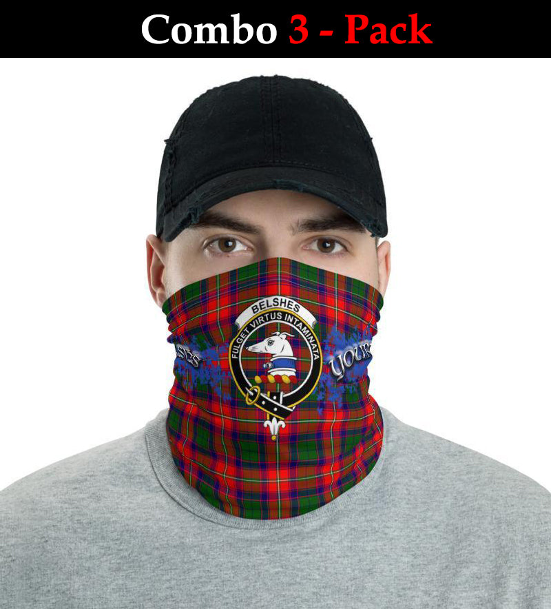 Belshes Tartan Crest Neck Gaiter - Bandana