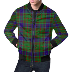 Adam Family Tartan Bomber Jacket