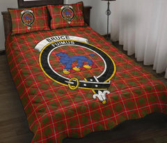 Bruce Ancient Modern Tartan Crest Quilt Bed Set