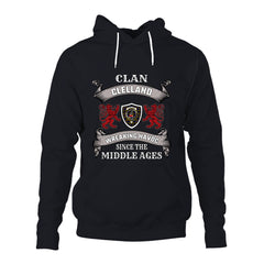 Clelland Family Tartan - 2D Unisex Hoodie