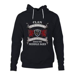 Colquhoun Family Tartan - 2D Unisex Hoodie