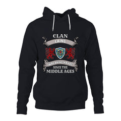 Laing Family Tartan - 2D Unisex Hoodie