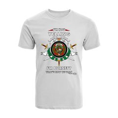 Burnett Tartan Crest T-shirt - I'm not yelling style