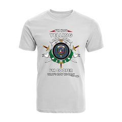 Cooper Tartan Crest T-shirt - I'm not yelling style