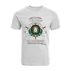 Doroshuk Tartan Crest T-shirt - I'm not yelling style