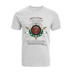 Drummond Modern Tartan Crest T-shirt - I'm not yelling style